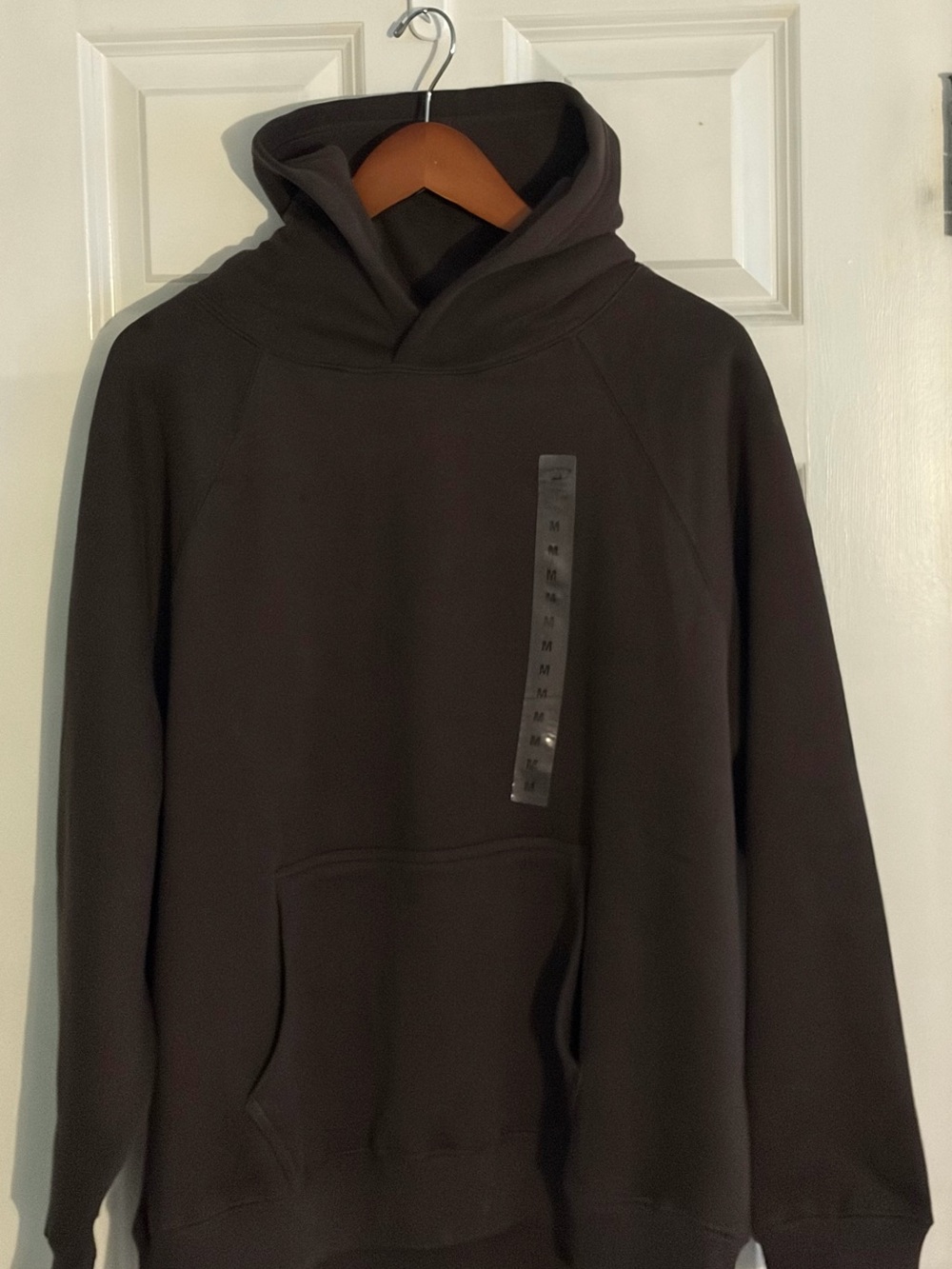 Cuffy’s brand rich brown - Classic Pullover with Kangaroo Pocket.